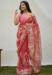 Picture of Bewitching Georgette & Organza Light Pink Saree