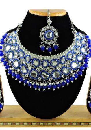 Picture of Superb Midnight Blue Necklace Set