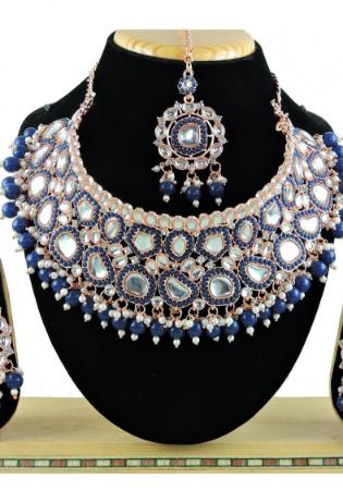 Picture of Amazing Navy Blue Necklace Set