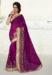 Picture of Alluring Georgette Purple Saree