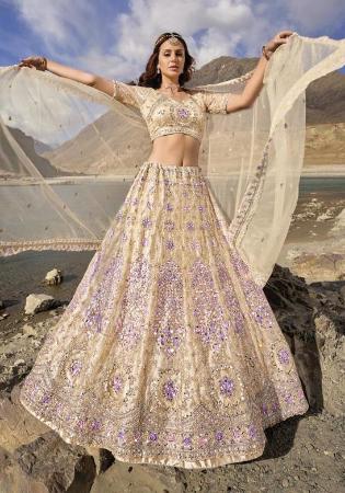 Picture of Sublime Net Burly Wood Lehenga Choli