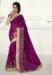 Picture of Beauteous Georgette Purple Saree