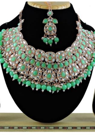 Picture of Gorgeous Dark Olive Green Necklace Set