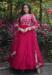 Picture of Sightly Georgette Medium Violet Red Readymade Gown