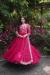 Picture of Sightly Georgette Medium Violet Red Readymade Gown