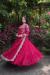 Picture of Sightly Georgette Medium Violet Red Readymade Gown