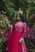 Picture of Sightly Georgette Medium Violet Red Readymade Gown