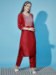 Picture of Classy Silk Fire Brick Readymade Salwar Kameez