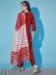 Picture of Classy Silk Fire Brick Readymade Salwar Kameez