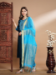 Picture of Silk Midnight Blue Straight Cut Salwar Kameez