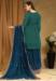 Picture of Georgette Midnight Blue Straight Cut Salwar Kameez