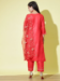 Picture of Pleasing Cotton Fire Brick Readymade Salwar Kameez