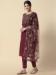 Picture of Radiant Cotton Dark Magenta Readymade Salwar Kameez