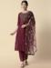 Picture of Radiant Cotton Dark Magenta Readymade Salwar Kameez