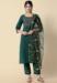 Picture of Alluring Cotton Sea Green Readymade Salwar Kameez