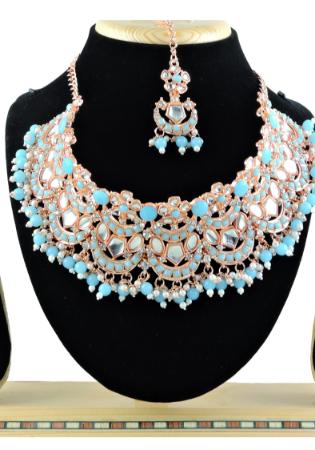 Picture of Classy Cadet Blue Necklace Set