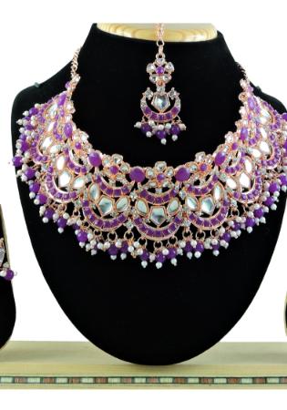 Picture of Elegant Purple Necklace Set