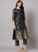 Picture of Cotton & Silk Dark Slate Grey Readymade Salwar Kameez