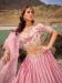 Picture of Superb Georgette & Net Dark Salmon Lehenga Choli