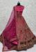 Picture of Enticing Satin Medium Violet Red Lehenga Choli