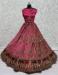 Picture of Enticing Satin Medium Violet Red Lehenga Choli