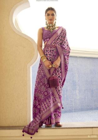 Picture of Beauteous Silk Rosy Brown Saree