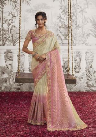 Picture of Superb Georgette Rosy Brown Saree