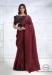 Picture of Radiant Crepe & Satin & Silk Maroon Saree