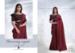 Picture of Radiant Crepe & Satin & Silk Maroon Saree