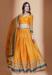 Picture of Ravishing Chiffon Dark Orange Lehenga Choli