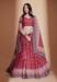 Picture of Gorgeous Chiffon Indian Red Lehenga Choli