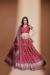 Picture of Gorgeous Chiffon Indian Red Lehenga Choli