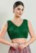 Picture of Statuesque Chiffon Forest Green Designer Blouse