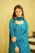 Picture of Well Formed Georgette Teal Readymade Gown