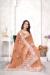 Picture of Superb Organza Dark Salmon Saree