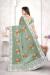 Picture of Magnificent Organza Dark Sea Green Saree