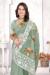 Picture of Magnificent Organza Dark Sea Green Saree