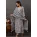 Picture of Statuesque Cotton Grey Readymade Salwar Kameez