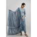 Picture of Cotton Light Slate Grey Readymade Salwar Kameez