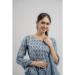 Picture of Cotton Light Slate Grey Readymade Salwar Kameez