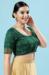 Picture of Good Looking Silk Sea Green Designer Blouse