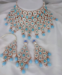 Picture of Shapely Steel Blue Necklace Set