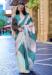 Picture of Resplendent Crepe & Satin Light Steel Blue Saree