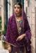 Picture of Chiffon & Silk Dark Magenta Straight Cut Salwar Kameez