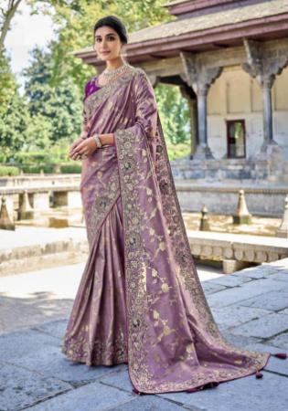 Picture of Stunning Silk Grey Saree