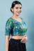 Picture of Admirable Silk Sea Green Designer Blouse