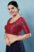 Picture of Enticing Brasso Maroon Designer Blouse