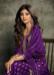 Picture of Resplendent Satin Purple Straight Cut Salwar Kameez