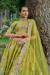 Picture of Ravishing Silk Dark Khaki Lehenga Choli