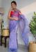 Picture of Sublime Organza Light Steel Blue Saree